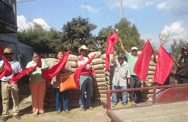 Entregan cemento en la comunidad de Tirio