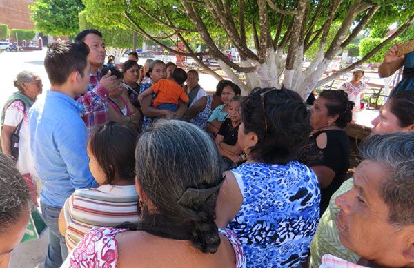  Exigen antorchistas de Ticul respuestas a sus demandas