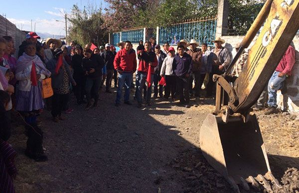 Inician pavimentaciones en colonia de Tarímbaro y en Cuparátaro