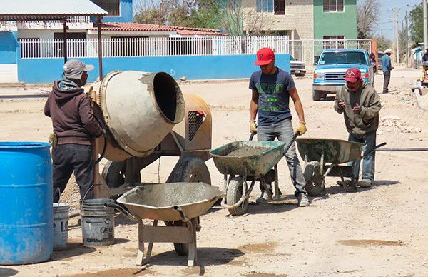 Avanzan trabajos de infraestructura en Santa Matilde