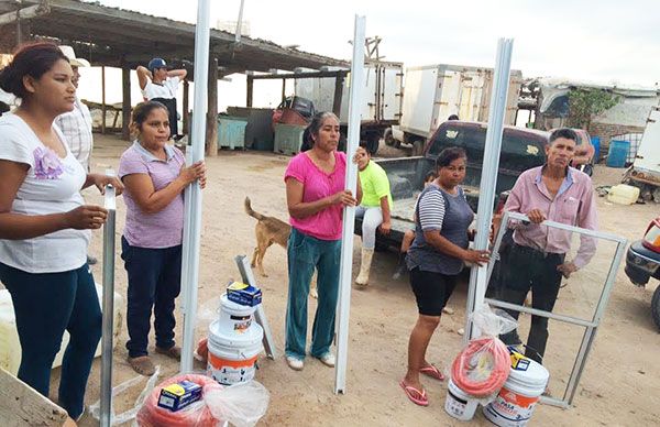 Concluye la entrega de materiales para vivienda