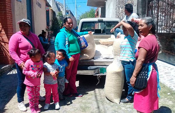 Beneficiadas más de 200 familias con entrega de maíz