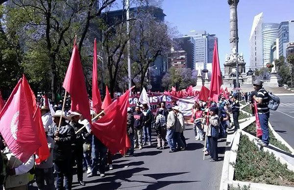 Oaxaca, presente en movilización nacional a SEDATU