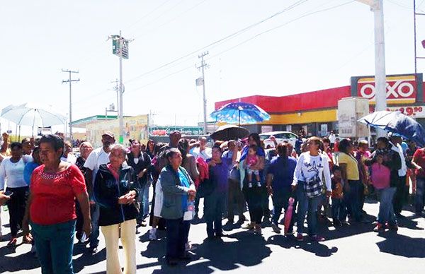 Manifestación por altos cobros de luz en CFE 