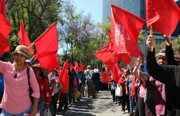 Antorchistas Huastecos demandan apoyos de viviendas a la Sedatu