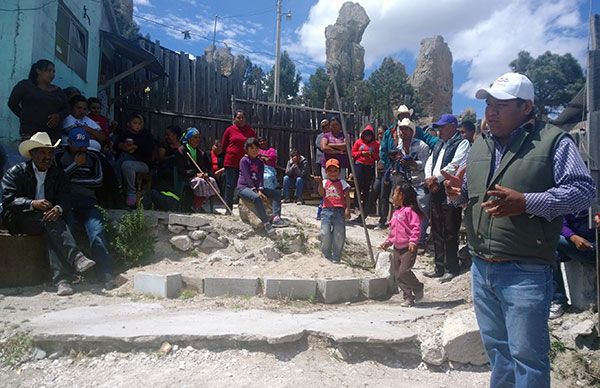 En Bocoyna, antorchistas inaugurarán obras para beneficio de la población