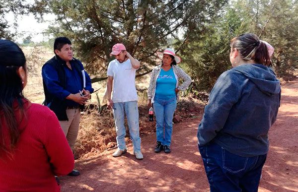 Realizan recorridos para la elaboración de proyectos en Huasca