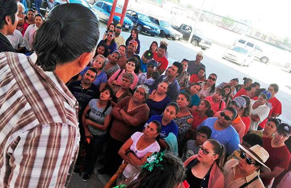 Exponen sus peticiones a las autoridades, antorchistas de Camargo y Saucillo