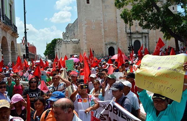 Por enésima vez reiteran al gobierno yucateco cumpla compromisos