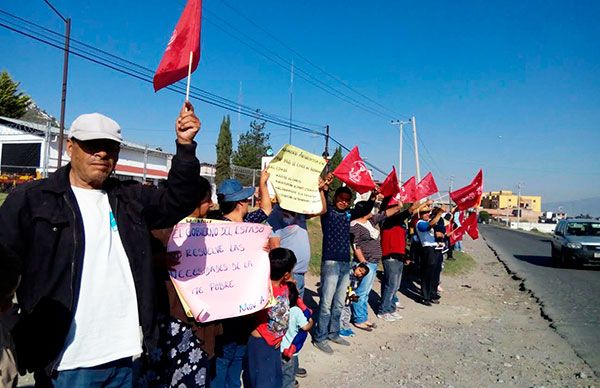 Contra pobreza y desinterés gubernamental continúan acciones de protesta