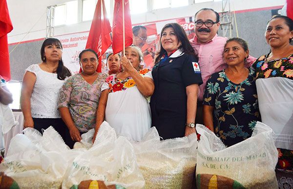 Apoyan con granos para la alimentación de 3 mil familias 