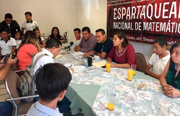   Estudiantes de Coahuila buscan primeros lugares en Espartaqueada Nacional de Matemáticas