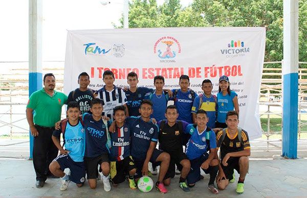 Antorcha realiza Primer Torneo Estatal de Fútbol