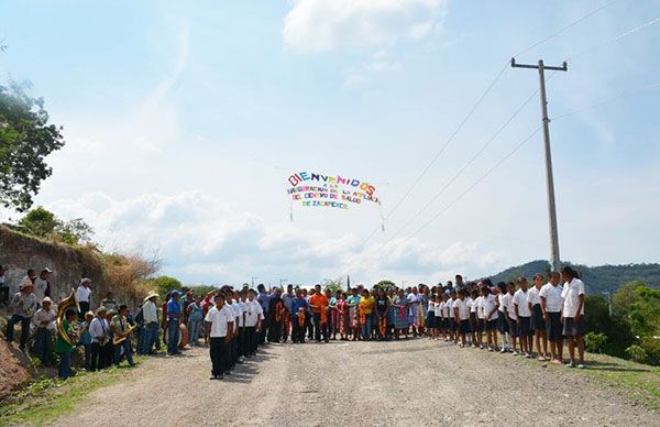 Inauguración de Casa de Salud en Zacapexco, otro logro antorchista en La Montaña