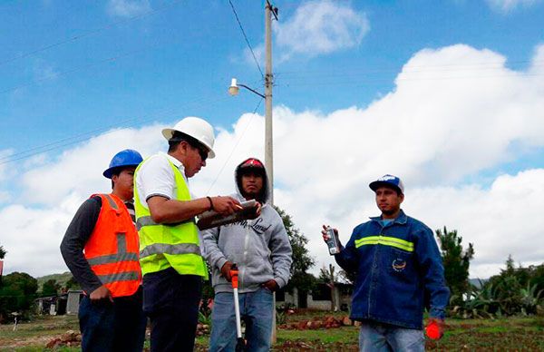 Antorcha acerca el progreso, llega luz a comunidades 