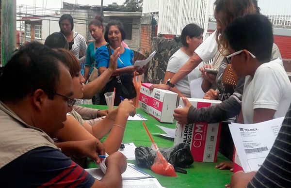 Mayor seguridad para colonos antorchistas de Tlalpan 