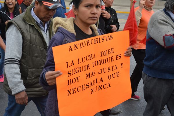 Antorcha pospone  multitudinaria marcha ante ofrecimiento de soluciones.