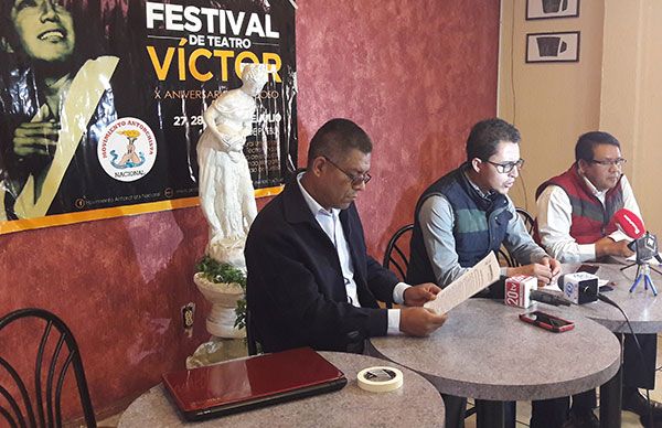 Primera llamada al Festival de Teatro Víctor Puebla