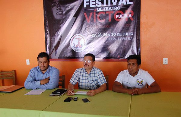 Celebrarán 1er edición del Festival de Teatro Victor Puebla