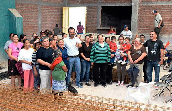   Más cuartos completos en comunidades de Guadalupe