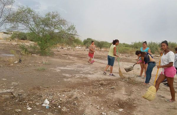  Realizan jornada de limpieza en la colonia San Agustín