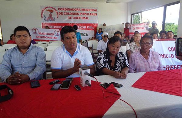  Antorcha crea la Coordinadora Municipal de Colonias Populares de Chetumal