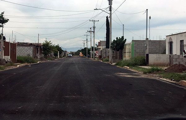 Concluye primera etapa de pavimentación en San Agustín