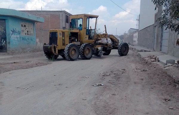 Antorcha Popular logra arreglo de calles en colonias de la capital gestionadas en la JEC