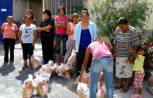 Comedor comunitario en la colonia Morelos