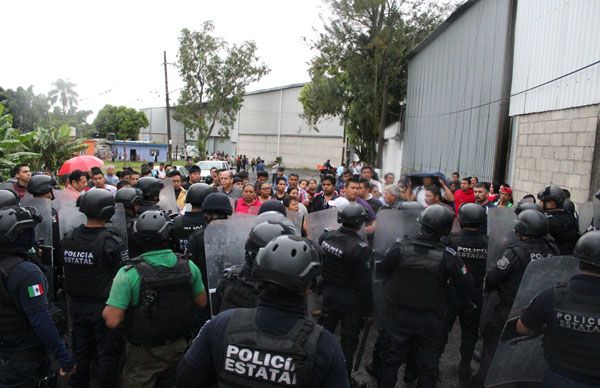 Desalojo en Córdoba deja más de 10 heridos.