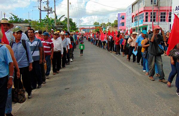 Cinco mil antorchistas huastecos participarán en marcha estatal