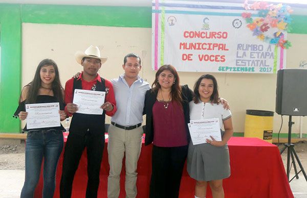 Rumbo al concurso estatal de voces