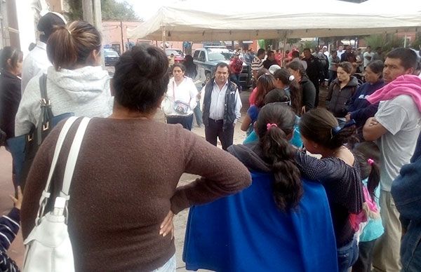 Antorchistas de Santa María del Río se entrevistan con alcalde 