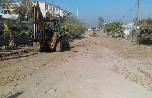   Inicia pavimentación de la calle Comalcalco en Tijuana