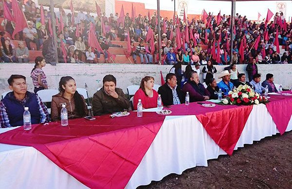 En Bocoyna celebran 26 años de lucha: El cambio de México está en nuestras manos