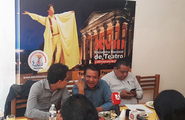 Anuncian el XVIII Encuentro Nacional de Teatro