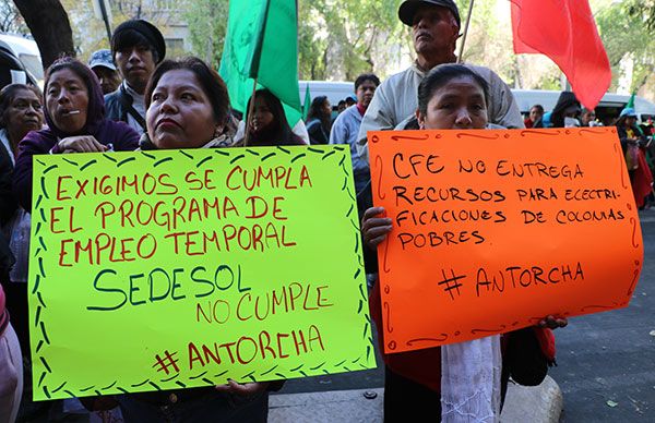 Con argumentos claros y dignidad el pueblo tiene que luchar por sus derechos: Antorcha