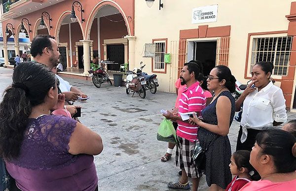 Logran antorchistas de Escárcega apoyos de vivienda