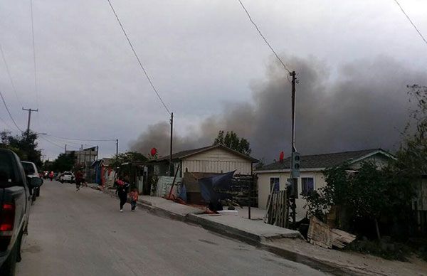  Antorcha Campesina 1, víctima de incendio