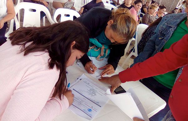 1er.entrega de bonos para vivienda 2017 en la Unión Antorchista 