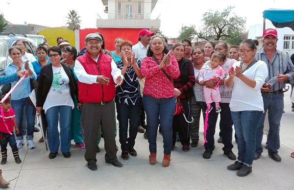 Construyen obras logradas por Antorcha para  Fresnillo y alcalde incumple compromisos