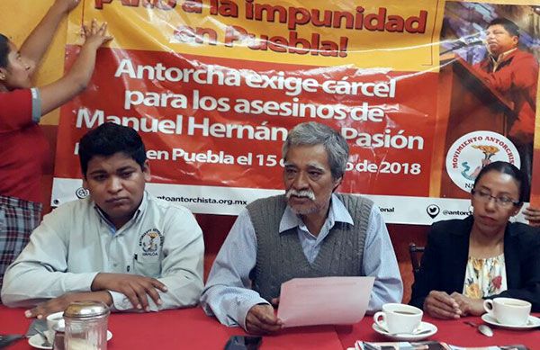 Desde el centro hasta al norte del país, el antorchismo pide alto a la impunidad en Puebla