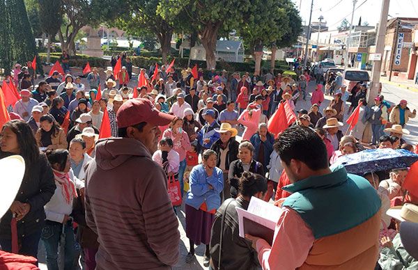  Entregarán pliego petitorio antorchistas del municipio de Francisco I.Madero