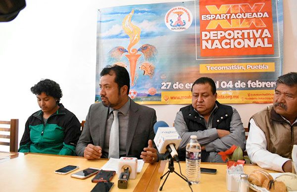 Participarán zacatecanos Espartaqueada Nacional