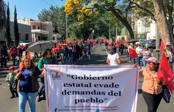 Gobierno jalisciense debe resolver las demandas del pueblo organizado: Eduardo Campos Flores