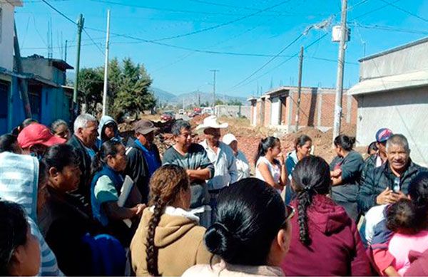 Logran habitantes de Maravatío apoyos para remodelación del sistema de agua potable