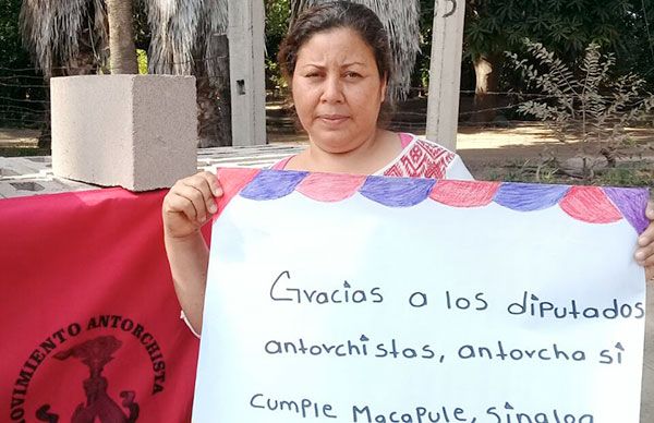 Da frutos la lucha organizada; Cabrera de Limones y El Macapule reciben material para construcción de vivienda