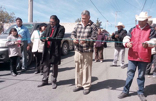   Inauguración de obra marca el inicio de una transformación