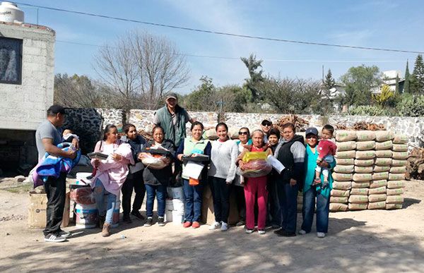    Antorcha entrega materiales para mejoramiento de vivienda en Actopan