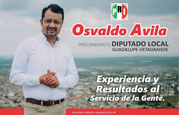 Busca Osvaldo ávila  el apoyo de militancia priísta en el IV Distrito